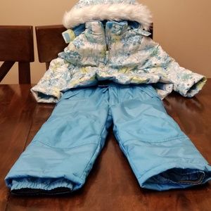 Girls Size 5 Snowsuit